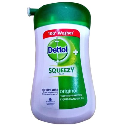 Dettol Squeezy Original Liquid Hand Wash Bottle 100ml
