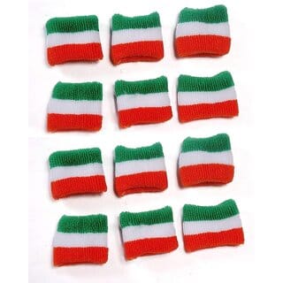 KKKRETAILERS Tiranga Indian Wrist Band Tricolor - Tricolor Bracelet for Independence Day, Republic Day Celebrations Unisex, Free Size (Pack of 6)