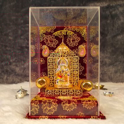 Mahabali Hanuman ji With Gold And Silver Coated