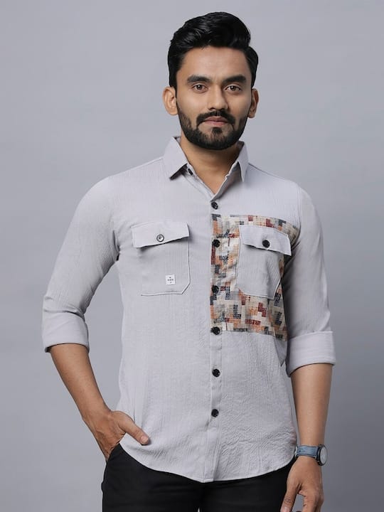 Men Relaxed Opaque Printed Casual Shirt