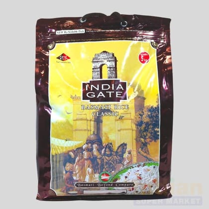 India Gate Basmati RiceBasmati Akki  Classic 5 Kg Bag