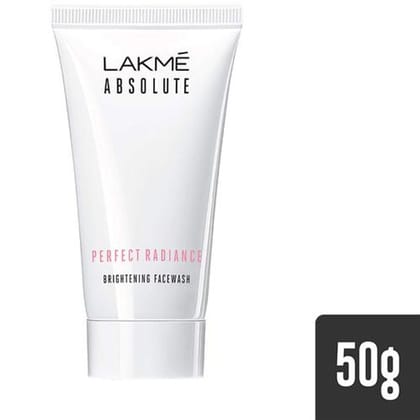 Lakme Perfect Radiance Intense Brightening Face Wash, 50 g Tube