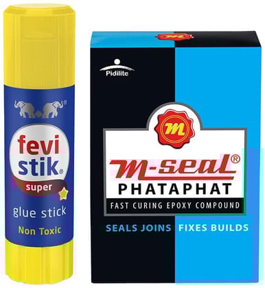 Pidilite Fevistik Super Glue Stick Non, Toxic Transparent Adhesive (25G)