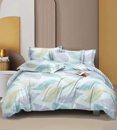 Premium Cotton Elastic Fitted King Size Bedsheet with 2 Pillow Covers (BUY1 GET1 FREE)