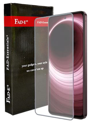 FAD-E Ultra Clear Tempered Glass Screen Protector Guard for Vivo T3X 5G (Transparent)