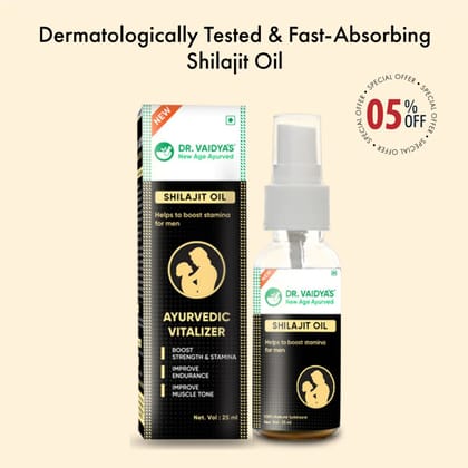 Shilajit Oil for Men: Enhance Power & Stamina With the Natural Oil Pack of 1