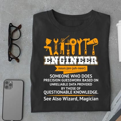 Engineering Definition T-shirt-Black / S
