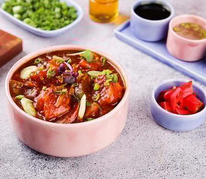 Chilli paneer gravy [6pcs]