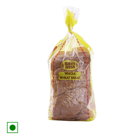 Bakes Fresh Whole Wheat Bread, 400 gm Pouch