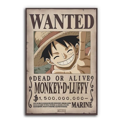 Luffy Bounty Poster-12" X 18" PRINT