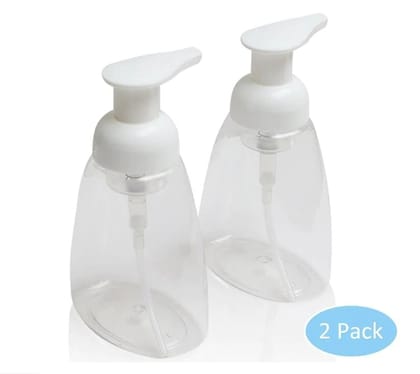 Pump-BPA Free Empty Soap Pump Bottles for Liquid Hand Soap Containers on Bathroom Countertops and Kitchen -300ml 2pcs