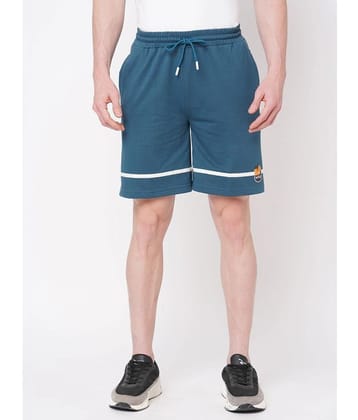 Fitz - Blue Cotton Mens Shorts ( Pack of 1 ) - None