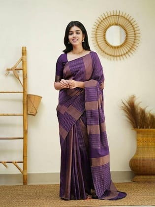Ethnic Woven Design Silk Banarasi Saree