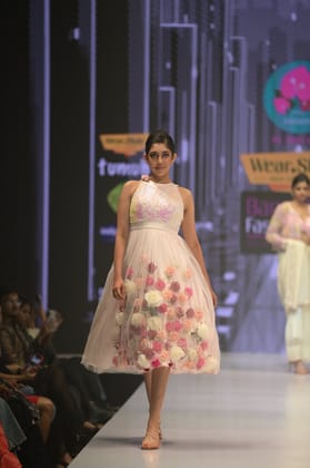Net Flowery Frock