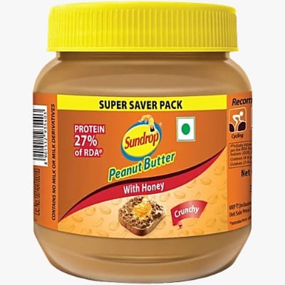 Sundrop Peanut Butter With Honey - Crunchy, 300 g