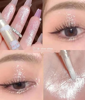 DAIMANPU Silver Shimmer Pencil Eye Shadow 5