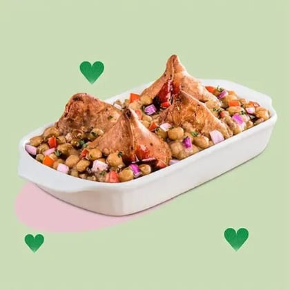 Samosa Matar Chaat