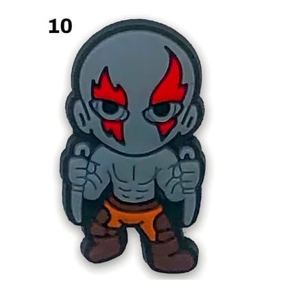 "Chibi Ghost Charm 👻🗡️: Adorable God of War!"