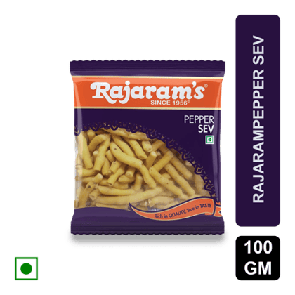 Rajaram's Pepper Sev, 100 gm Pack