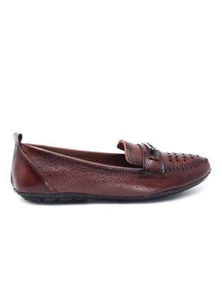Delco Flat Belly Shoes-40 / Rust