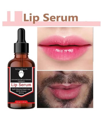 UrbanMooch Pink Lip Serum for Lips Lightening, Glossy, Shiny & Soft Lips (Moisturizing & Nourishing) Men Face Serum 30 mL