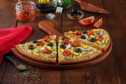 Tandoori Paneer Tikka Semizza (Half Pizza)(Serves 1) __ Semizza (Half Pizza)