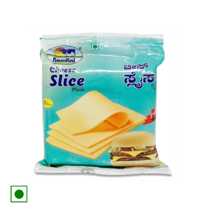 Nandini Plain Cheese Slice, 200 gm Pack