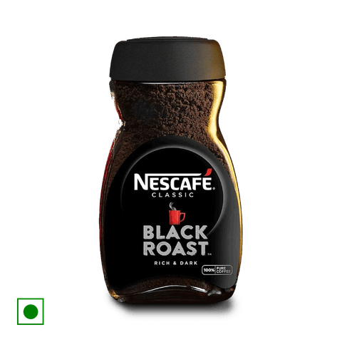 Nescafe Black Roast Instant Coffee Powder, 100 gm Jar