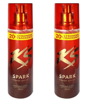 KamaSutra Spark Power Series Body Spray (135 ml each , pack of 2) - 250ml