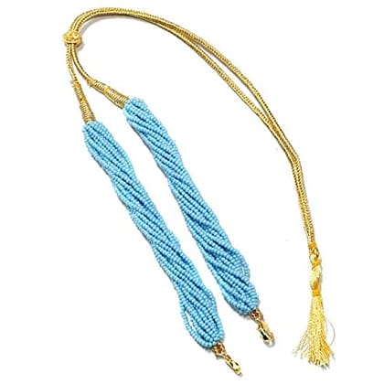 10 Pcs, Seed Beads Pendant Dori Turquoise-Turquoise / Glass