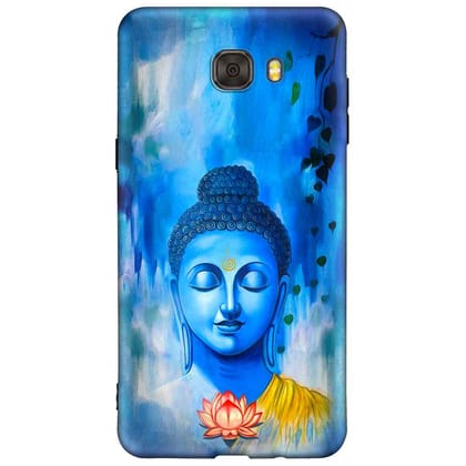 Beautiful Buddha  Samsung C9 PRO Premium Embossed Mobile cover