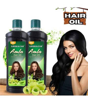 Growkesh Anti Hair Fall Amla Oil 500 ml ( Pack of 2 )