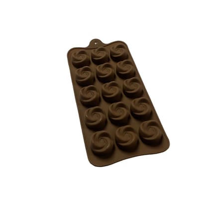 Rose Shape Silicon Chocolate Mould