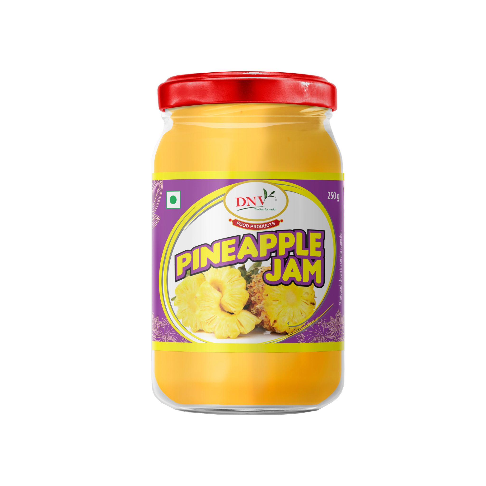 DNV Foods Jam Pineapple, 250 gm