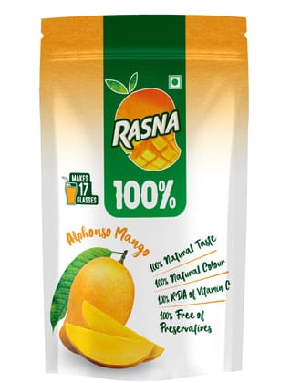 Rasna Natural 100% 400g Pack Mango