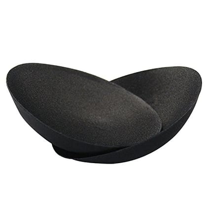 MOTOWAY Women's Bra Insert Pads (Black, 32) - Pack of 2