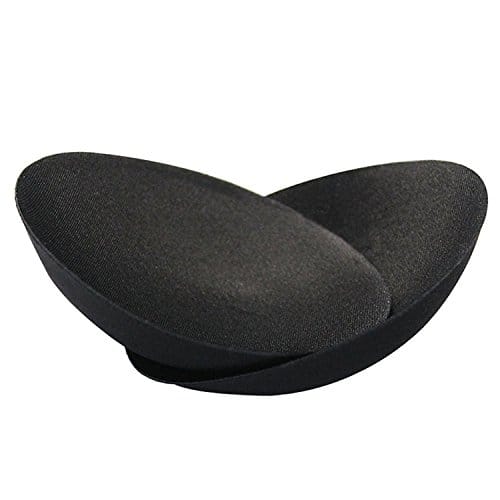 MOTOWAY Women's Bra Insert Pads (Black, 32) - Pack of 2