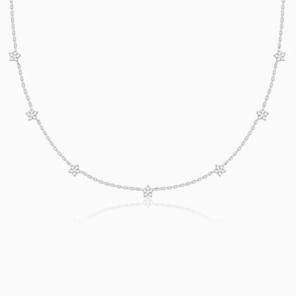 Silver Star Constellation Necklace