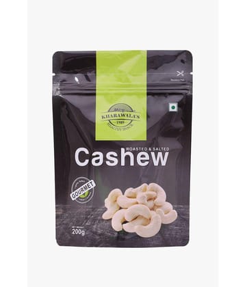KHARAWALA''s W240 Grade Ratnagiri Salted Cashews (Kaju) 200 gms