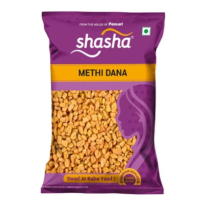 SHASHA- WHOLE METHI DANA  100G  (FROM THE HOUSE OF PANSARI)
