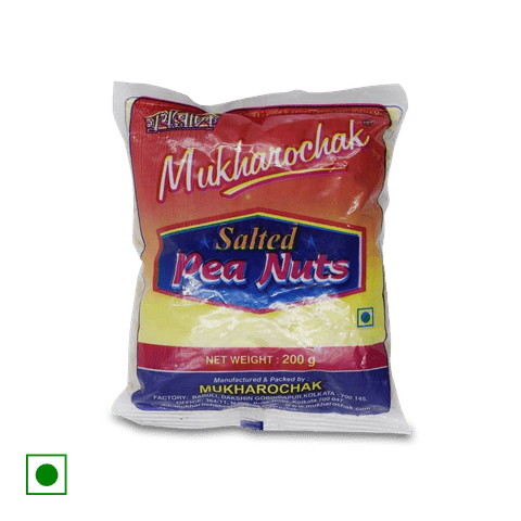 Mukharochak Salted Peanut, 200 gm Pouch