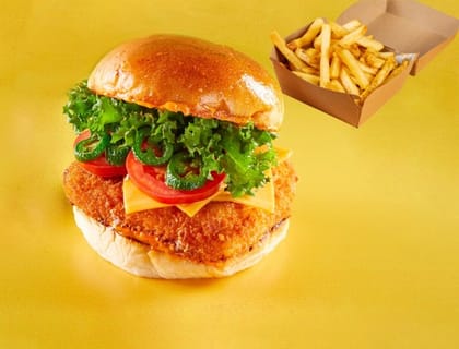 Swiss Cottage Cheese Burger+The OG Fries