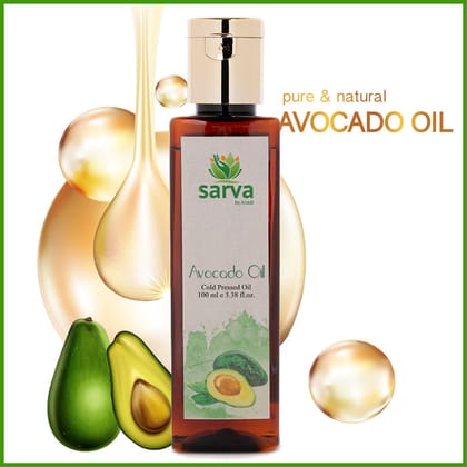 Avocado Oil | Repair Dry, Damaged Hair | Natural Sunscreen | Helps with fine lines & wrinkles |-100ml