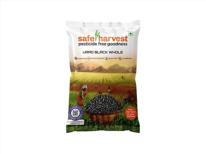 Safe Harvest Urad Black Whole 1 kg
