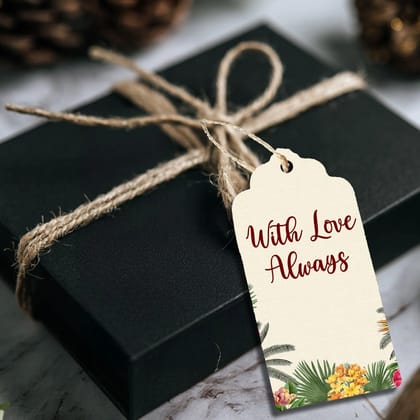 Premium Personalised Gift Tags - Golden Blossom - Set of 15-Happy Diwali