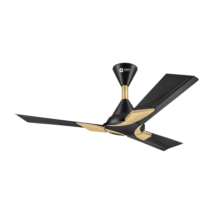 Wendy Antidust 48 Inch Ceiling Fan-Wendy Antidust 48 Inch Ceiling Fan - 1200mm / Metallic Black Gold