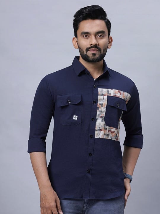 Men Relaxed Opaque Checked Casual Shirt