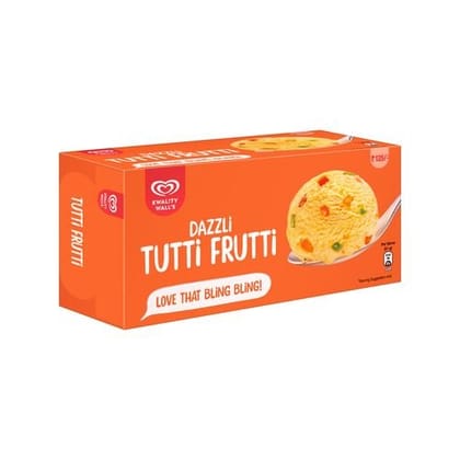 Kwality walls tutti fruti family pack icecream  700 GRAM