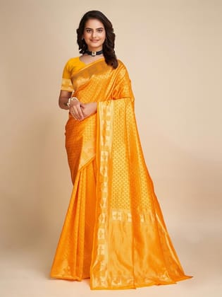 Woven Design Zari Banarasi Saree