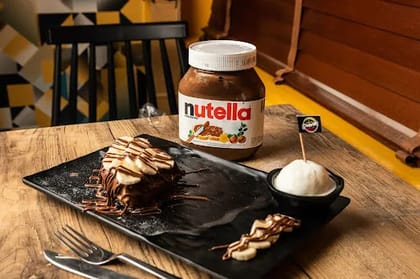 Nutella Banana Waffle __ Single